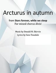 Arcturus in Autumn SATB choral sheet music cover Thumbnail